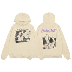 Revenge Dragon Bone Smoke Hoodie Skull Black and White Embroidered Hoodie American Skull Hoodie (4)